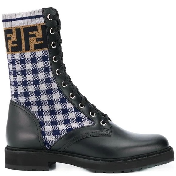 Fendi Combat Boots Size 39.5